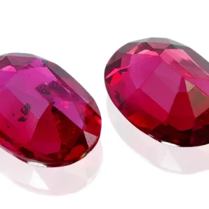 Pair of Natural Unheated Rubies – 0.85 ct (2 Pieces)