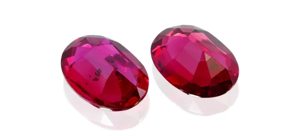 Pair of Natural Unheated Rubies – 0.85 ct (2 Pieces)