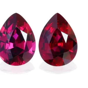 Pair of Natural Unheated Rubies – 0.92 ct (2 Pieces)