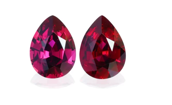 Pair of Natural Unheated Rubies – 0.92 ct (2 Pieces)